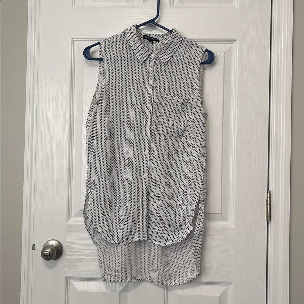 Velvet Heart Black and White Patterned Shirt